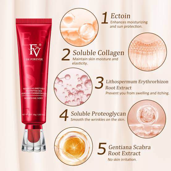 Fv Foundation | Oil Absorb Liquid Foundation | Best Tube Foundation