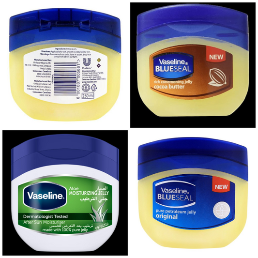 Vaseline Healing Jelly Aloe , Cocoa Butter, To Heal Dry And Damaged Skin, (250ml)